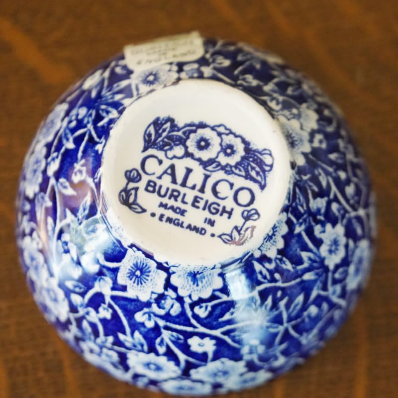 Amazon.co.jp: Calico ブルーキャリコ バーレイ社 シュガーボウル S